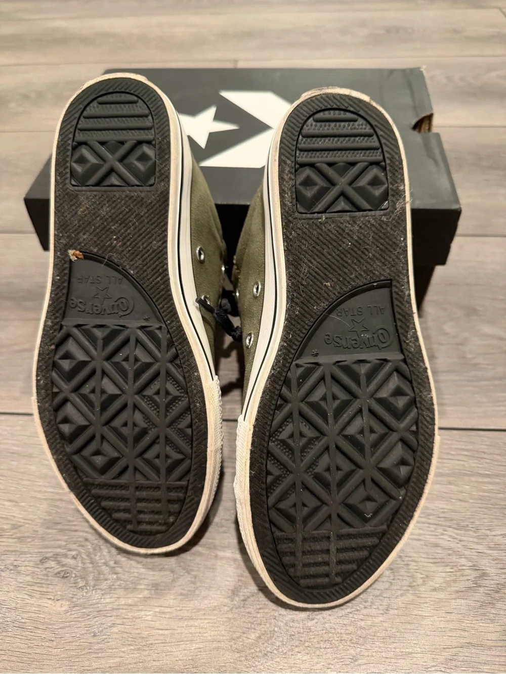Converse Low Top Canvas Sneakers - Olive